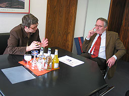 Dagmar Kolb im Gespr�ch mit Jochen Walter